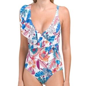 NWT GOTTEX Bohemain Gypsy One-piece Swimsuit New With Tag Size US 16